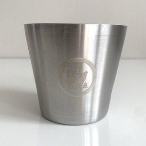 Set of Three Stainless Steel Tumblers